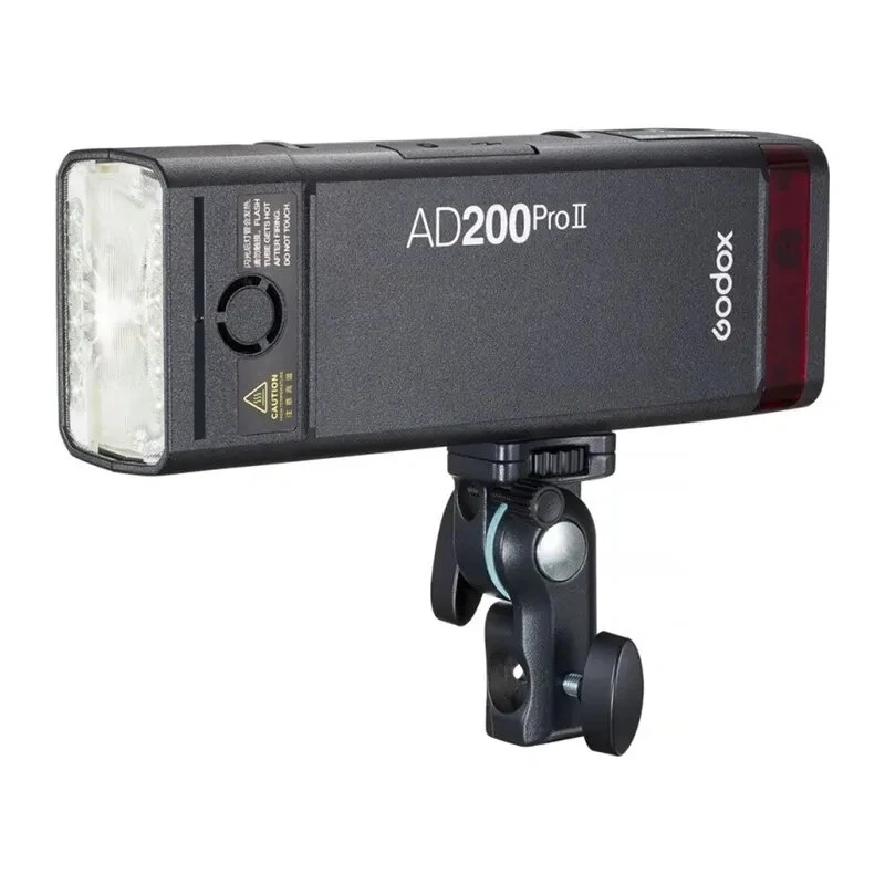 Godox AD200Pro II kabatas zibspuldzes komplekts ar atklātu spuldzi un Fresnel galvu, 200Ws, TTL/HSS, 2.4GHz X sistēma