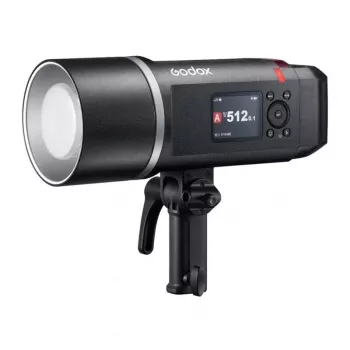GODOX AD600BMII Wistro zibspuldze Bowens stiprinājumam 600Ws āra studijas monolight ar 2.4G X sistēmu, HSS, 10W LED modelēšanas lampu, ar akumulatoru