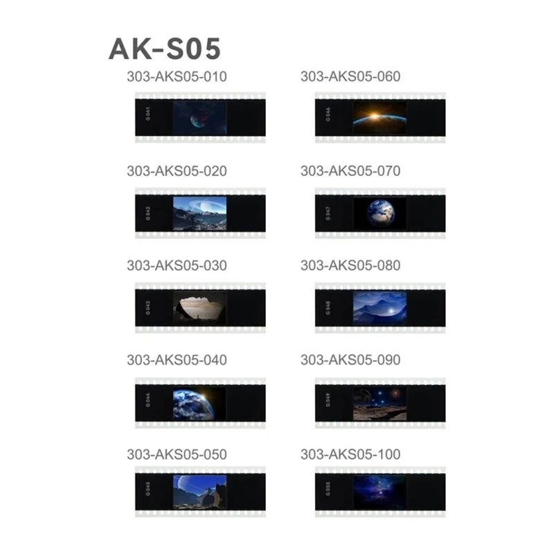 Godox AK-S pilns slīdņu komplekts – magnētiskie krāsu korekcijas un efekta filtri AK-R1, V1, AD100Pro, AD200Pro