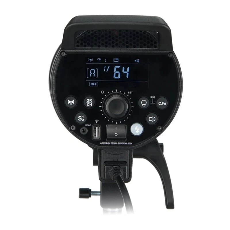 Godox DP400IIIV 400Ws studijas zibspuldze ar 30W LED modelēšanas lampu, 2.4G bezvadu X sistēmu, Bowens stiprinājumu, 5600K