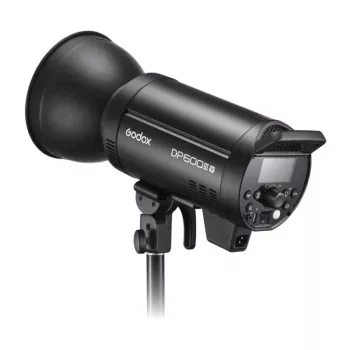 Godox DP600IIIV 600Ws studijas zibspuldze ar 30W LED modelēšanas lampu, 2.4G bezvadu X sistēmu, Bowens stiprinājumu