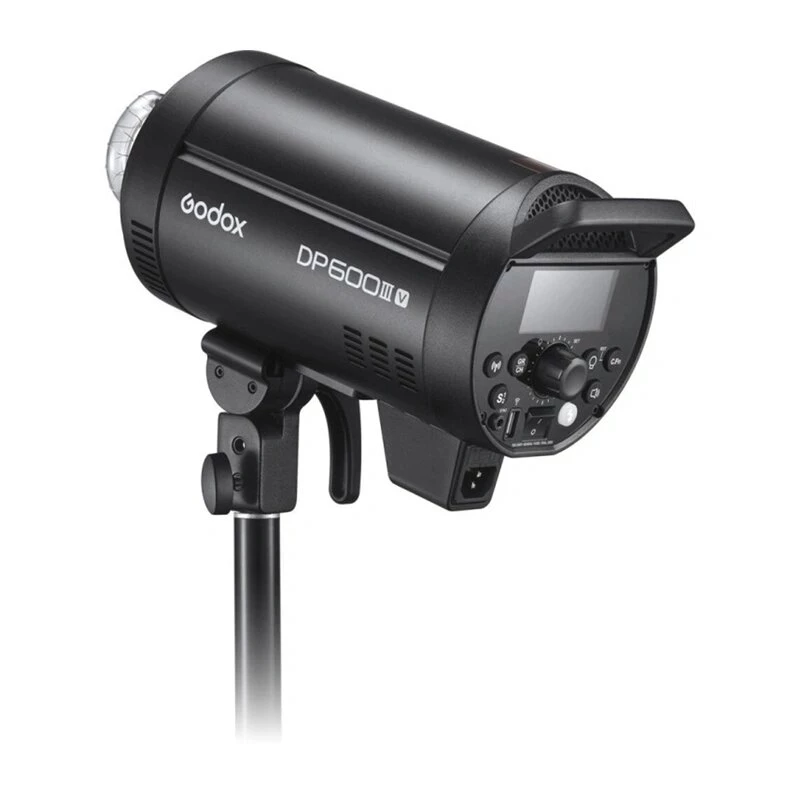 Godox DP600IIIV 600Ws studijas zibspuldze ar 30W LED modelēšanas lampu, 2.4G bezvadu X sistēmu, Bowens stiprinājumu