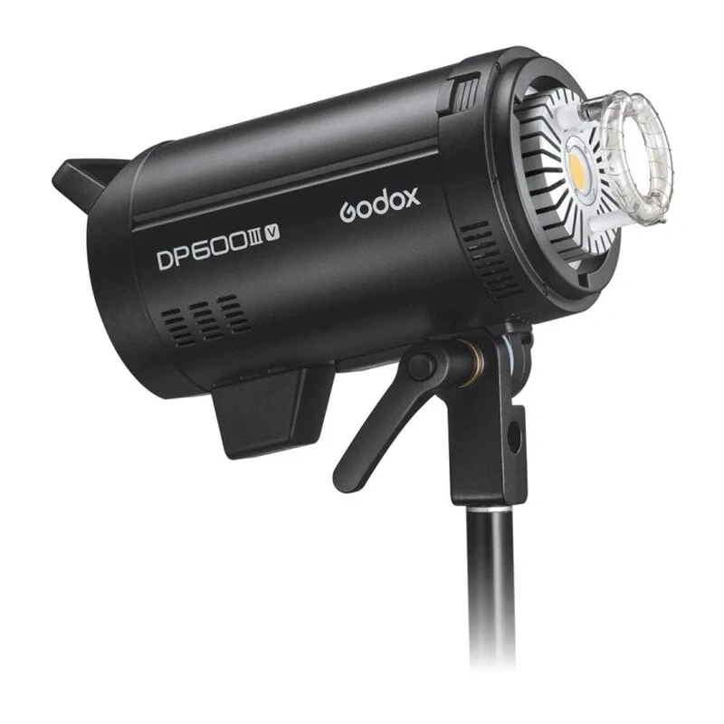 Godox DP600IIIV 600Ws studijas zibspuldze ar 30W LED modelēšanas lampu, 2.4G bezvadu X sistēmu, Bowens stiprinājumu