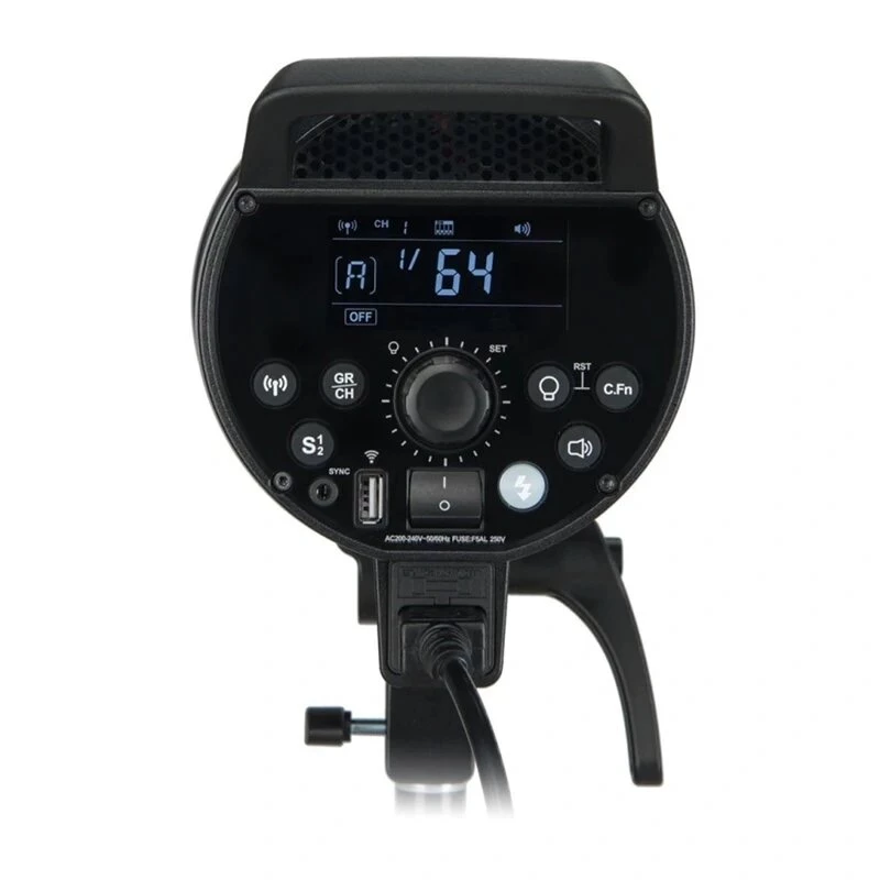 GODOX DP800IIIV 800Ws studijas zibspuldze ar 2.4G Wireless X sistēmu, Bowens stiprinājumu, 150W modelēšanas lampu