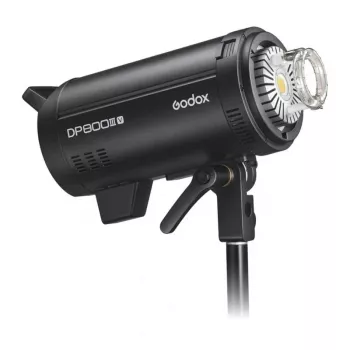 GODOX DP800IIIV 800Ws studijas zibspuldze ar 2.4G Wireless X sistēmu, Bowens stiprinājumu, 150W modelēšanas lampu