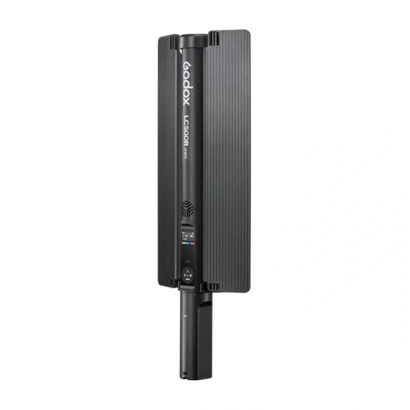 Godox LC500R MiNi RGB LED gaismas nūja, 14W, 2500-8500K, CRI 96, OLED, USB-C, Bluetooth lietotnes vadība