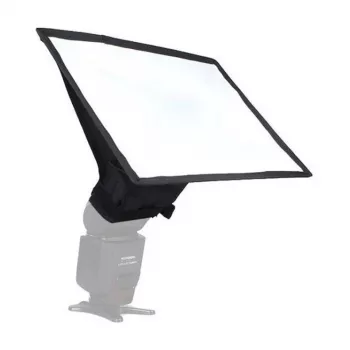 GODOX SB2030 Taisnstūra softbox 20x30 cm ar diviem difuzoriem un universālo zibspuldzes stiprinājumu