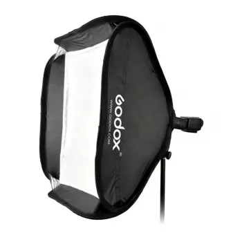 Godox SFGV8080 80x80cm sudraba režģa softbox ar Bowens stiprinājumu, 40° režģis, iekšējie un ārējie difuzori, ātra uzstādīšana