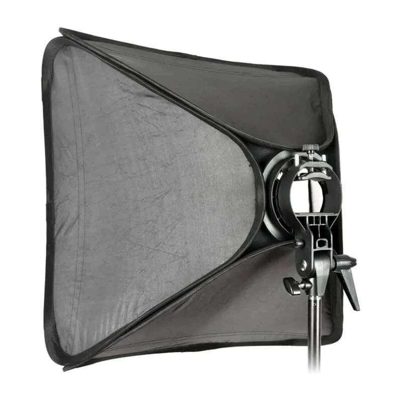 Godox SFGV8080 80x80cm sudraba režģa softbox ar Bowens stiprinājumu, 40° režģis, iekšējie un ārējie difuzori, ātra uzstādīšana
