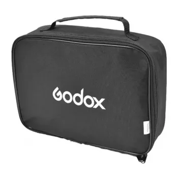 Godox SFUV5050 salokāms kvadrātveida softbox 50x50cm ar S-Type stiprinājumu, sudraba iekšpusi, noņemamiem difuzoriem un pārnēsāšanas somu