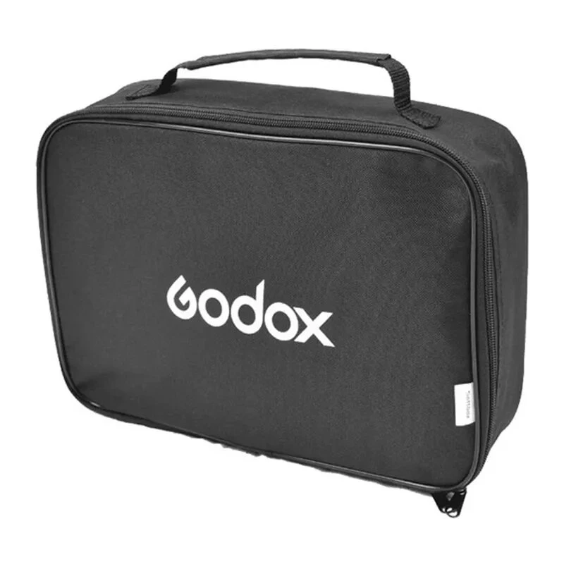 Godox SFUV5050 salokāms kvadrātveida softbox 50x50cm ar S-Type stiprinājumu, sudraba iekšpusi, noņemamiem difuzoriem un pārnēsāšanas somu