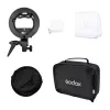 Godox SFUV6060 S-Type zibspuldzes kronšteins ar 60x60cm softbox un somu komplekts