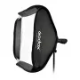 Godox SFUV6060 S-Type zibspuldzes kronšteins ar 60x60cm softbox un somu komplekts
