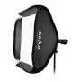 Godox SFUV8080 Softbox 80 x 80 cm ar S-Type Speedlite kronšteinu un pārnēsāšanas somu