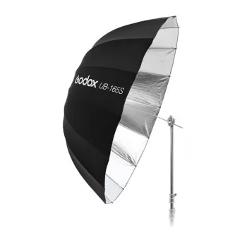 Godox UB-165S 165cm sudraba dziļā paraboliskā lietussarga