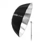 Godox UB-165S 165cm sudraba dziļā paraboliskā lietussarga