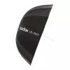 GODOX UB-165W 165cm Paraboliskā atstarojošā lietussargs ar 16 sudraba ribām un pārnēsāšanas somu