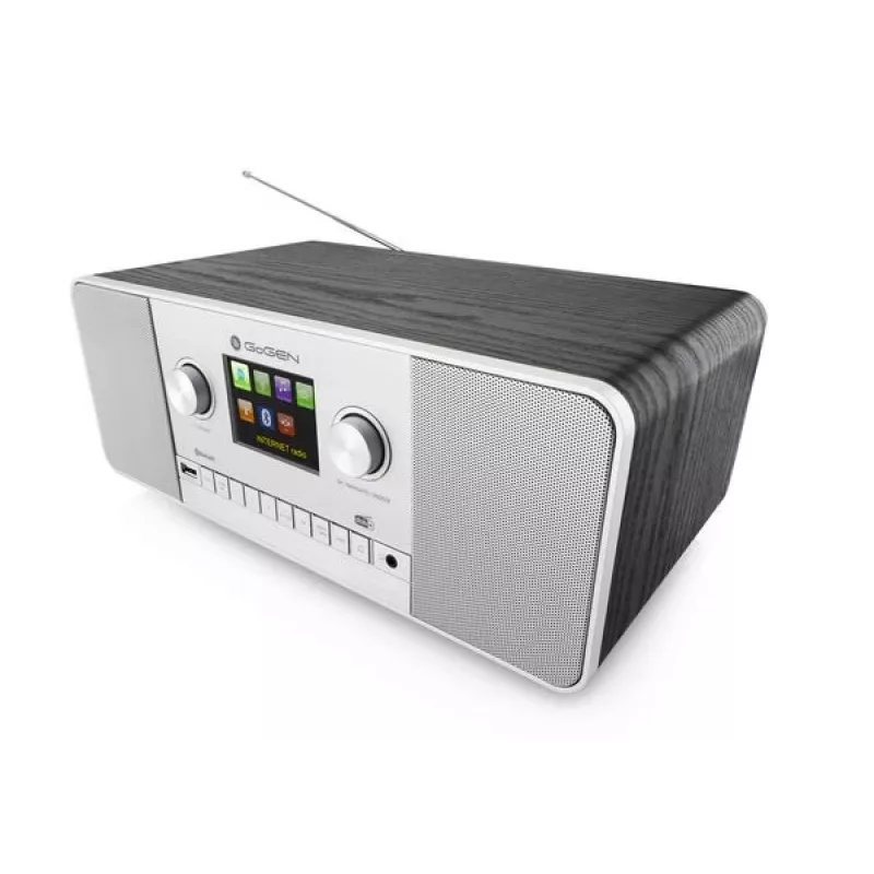 GoGen IR 257 BTDAB interneta digitālais radio sudraba