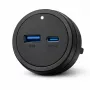 GONEO Power Track Adapter USB + USB-C Melns