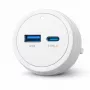 GONEO Power Track Adapter USB + USB-C White