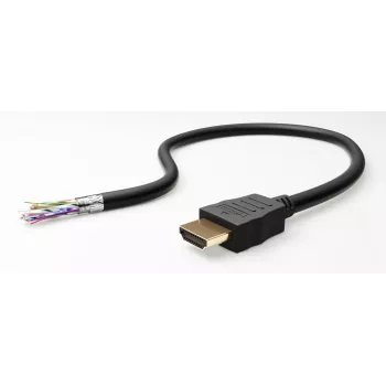 Goobay 80105 mīksts ātrgaitas HDMI kabelis ar Ethernet - 5m melns