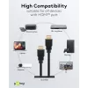 Goobay 80105 mīksts ātrgaitas HDMI kabelis ar Ethernet - 5m melns