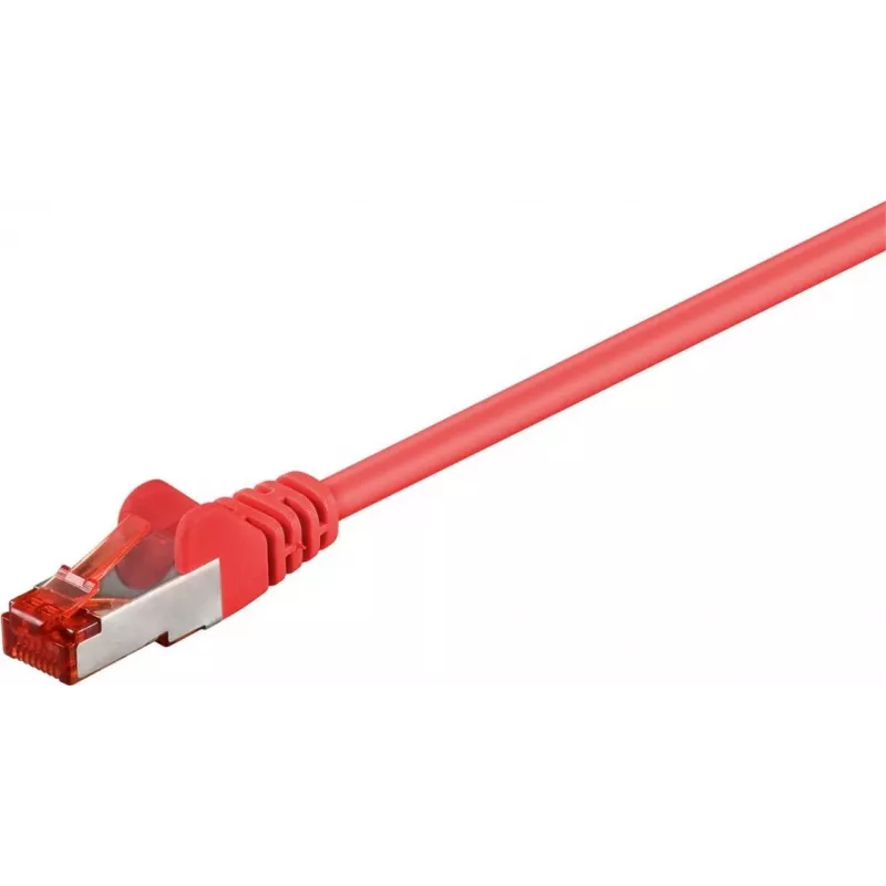 Goobay CAT 6 S/FTP (PiMF) Patch Cable, Red, 5 m - CCA