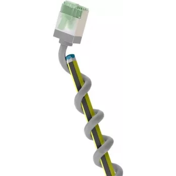Goobay CAT 8.1 Ultra-Flexible Slim U/FTP tīkla kabelis, pelēks, 0,25 m 74344