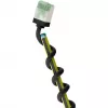 Goobay CAT 8.1 īpaši elastīgs slaids U/FTP savienojuma kabelis, RJ45, melns, 0,5 m, 40 Gbit/s 74356