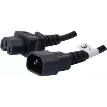 Good Connections C14 uz C15 siltās ierīces strāvas kabelis, 1,8 m, 10 A, 250 V, melns 808361