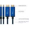 Good Connections GC 4520-CSF015B USB-C uz HDMI adaptera kabelis, 4K@60Hz, 1,5m, Melns
