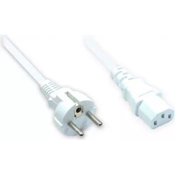 Good Connections barošanas kabelis CEE 7/7 uz C13 balts 1,5 m 1501-015W