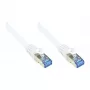 Good Connections RNS® Cat.6A S/FTP bezhalogēna savienojuma kabelis, balts, 15m