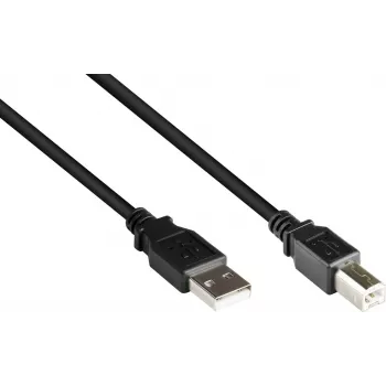 Good Connections USB 2.0 A to B kabelis, 0,25 m, melns