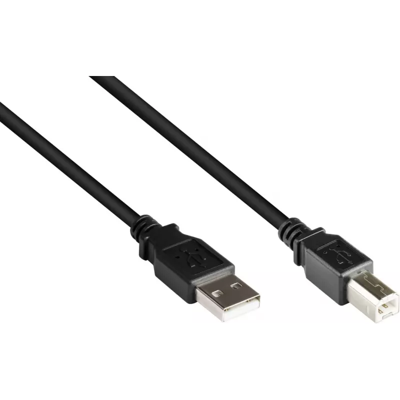 Good Connections USB 2.0 A to B kabelis, 0,25 m, melns