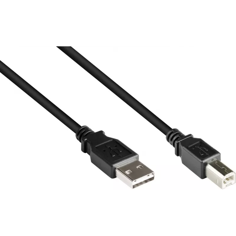 Good Connections USB 2.0 kabelis A-B 2m melns