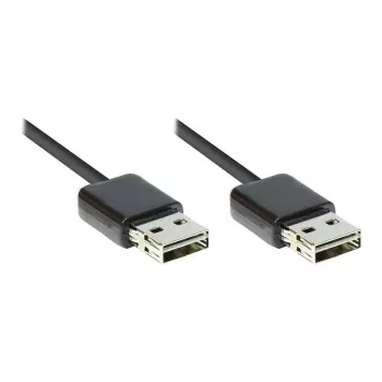Good Connections USB 2.0 High-Speed EASY kabelis A uz A, melns, 0.5m