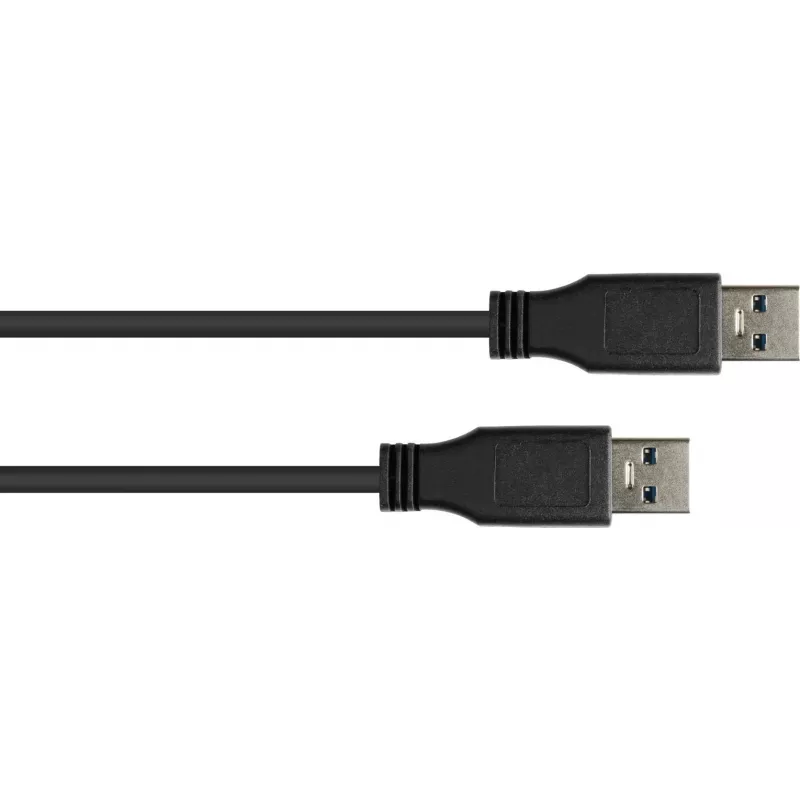 Good Connections USB 3.0 kabelis, Type-A vīrišķais uz Type-A vīrišķo, melns, 0,5 m 2712-S005