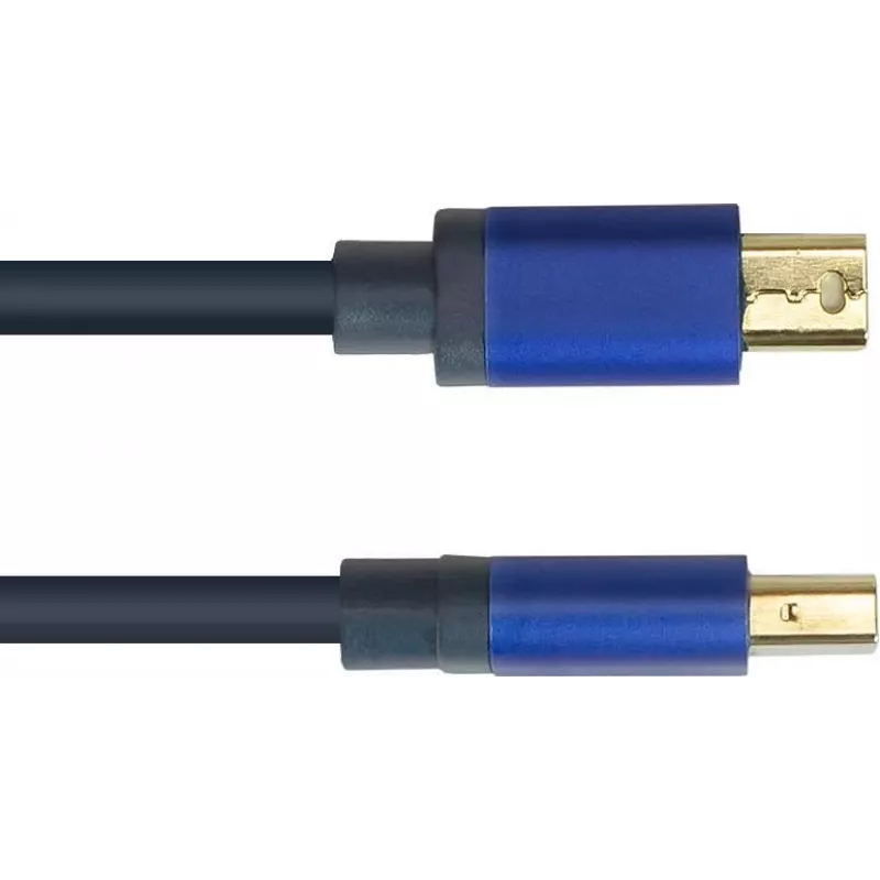 GoodConnections Alcasa 4824-SF010B Mini DisplayPort uz DisplayPort kabelis 1m zils 4K@60Hz
