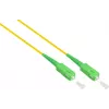 GoodConnections Alcasa LW-S920SASA OS2 viendmodu šķiedras optikas savienojuma kabelis LC-SC, 20 m, dzeltens, LSZH
