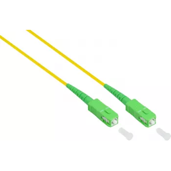 GoodConnections Alcasa LW-S920SASA OS2 viendmodu šķiedras optikas savienojuma kabelis LC-SC, 20 m, dzeltens, LSZH