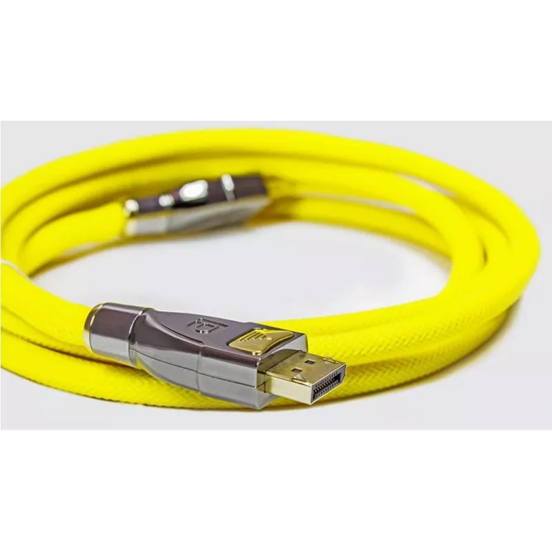 GoodConnections Alcasa Python DisplayPort 1.4 kabelis 8K 60Hz 2m vīrišķais uz vīrišķo ar zelta pārklājumu GC-M0074
