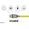 GoodConnections Alcasa Python DisplayPort 1.4 kabelis 8K 60Hz 2m vīrišķais uz vīrišķo ar zelta pārklājumu GC-M0074
