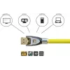 GoodConnections Alcasa Python DisplayPort 1.4 kabelis 8K 60Hz 2m vīrišķais uz vīrišķo ar zelta pārklājumu GC-M0074