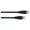 GoodConnections Alcasa UK30P-AA-010S USB 3.2 Gen 1 USB-A uz USB-A kabelis (1m, melns)