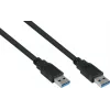 GoodConnections Alcasa UK30P-AA-030S USB 3.2 Gen 1 kabelis – USB-A uz USB-A, 3 m, melns