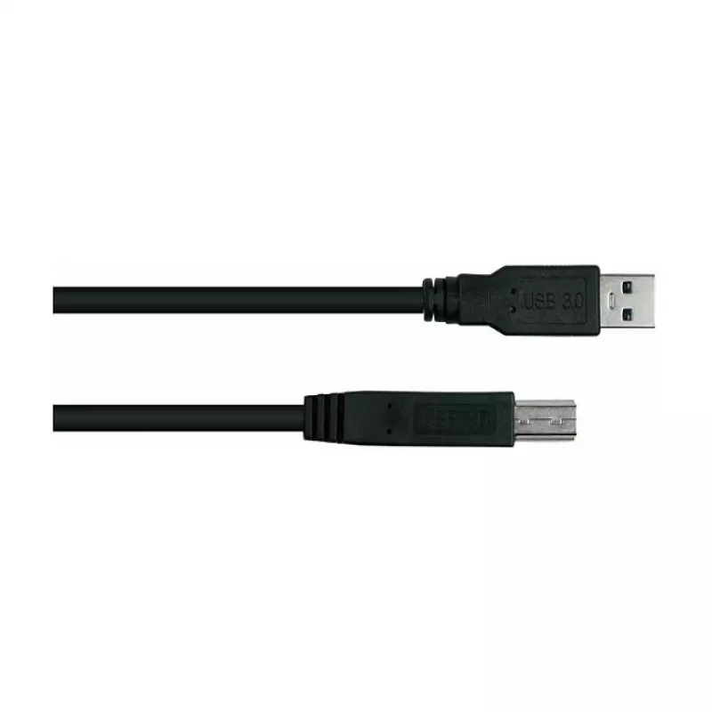 GoodConnections Alcasa USB 3.2 Gen 1 kabelis A uz B 1.8m melns