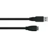 GoodConnections Alcasa USB 3.2 Gen 1 kabelis, USB-A uz Micro-B, 3 m, melns UK30P-AMB-030S