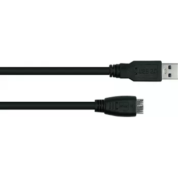 GoodConnections Alcasa USB 3.2 Gen 1 kabelis, USB-A uz Micro-B, 3 m, melns UK30P-AMB-030S