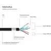 GoodConnections Alcasa USB 3.2 Gen 1 kabelis, USB-A uz Micro-B, 3 m, melns UK30P-AMB-030S